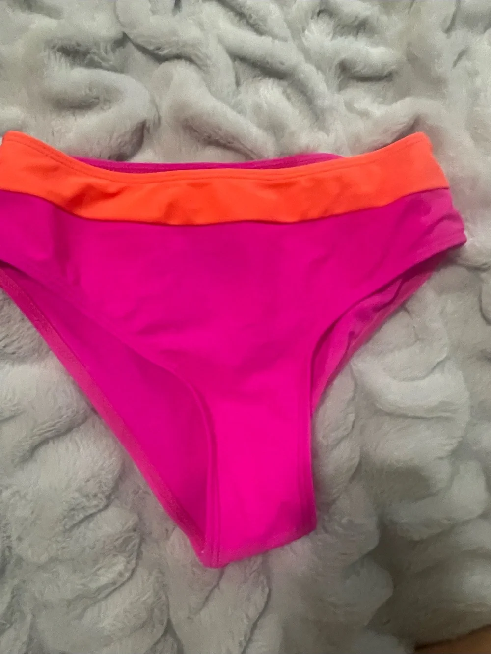 SHEIN Kids Bikini Set in Beige, Hot Pink, Orange, Yellow